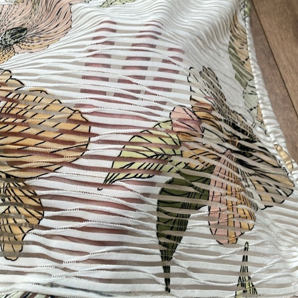 Nicole Miller Studio floral shift shirt mini dress US6 shortsleeve - Picture 10 of 12